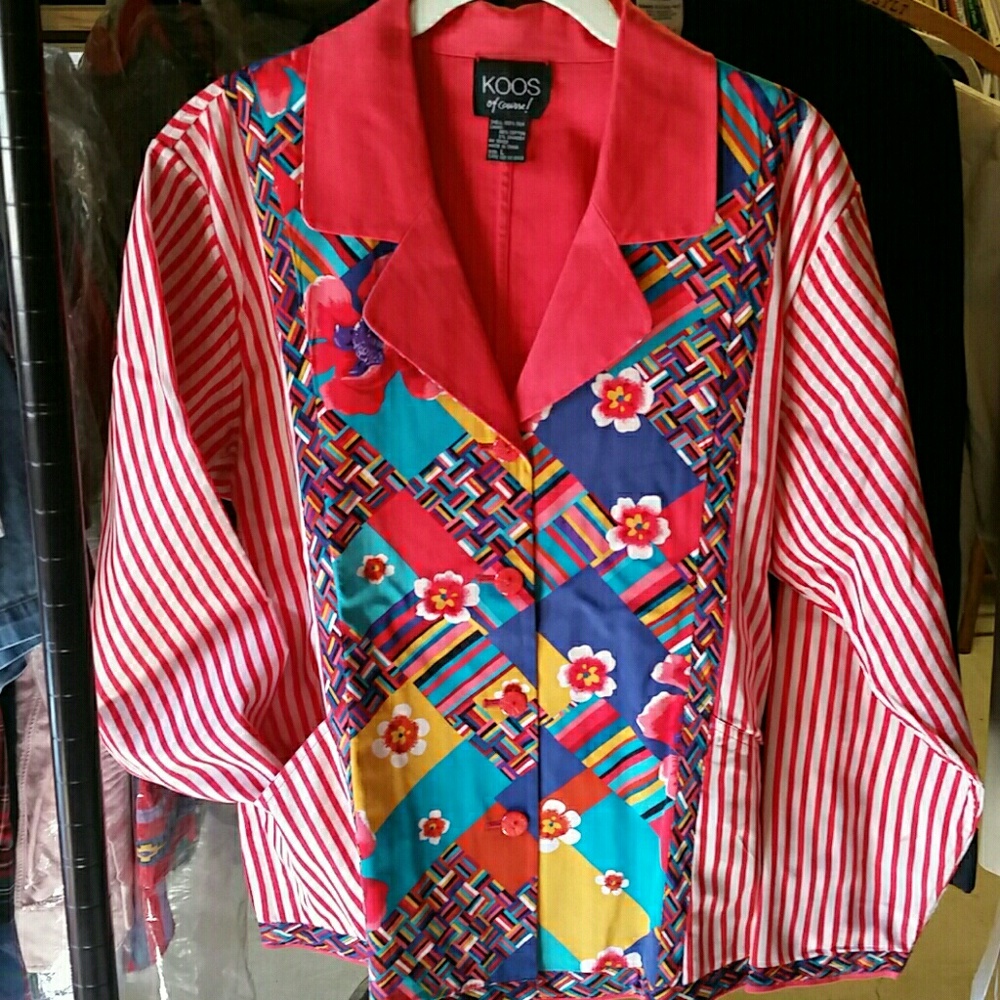Spring floral light jacket